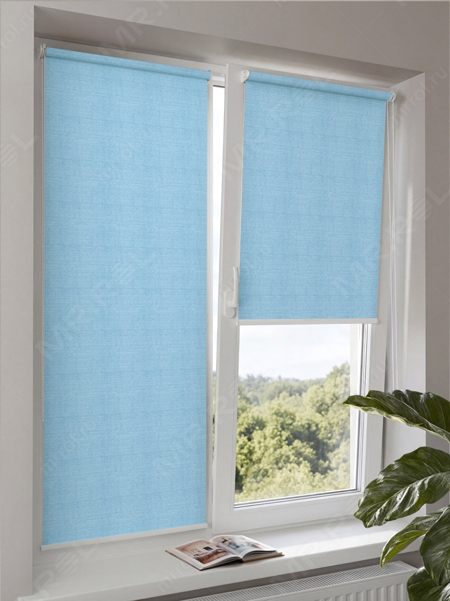 Рулонные шторы Тэфи 15 голубой