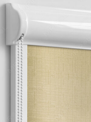 Кассетные рулонные шторы с направляющими Тэфи 08 коричневый УНИ-2